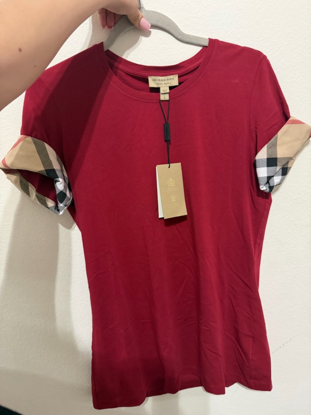 Burberry Red Top